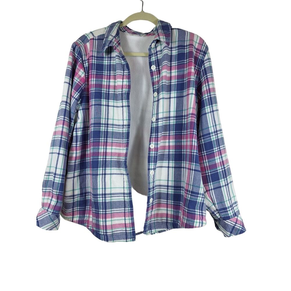 Women's flannel long sleeve large with lining   ( XX3)